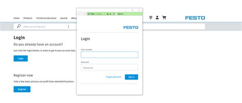 festo login.